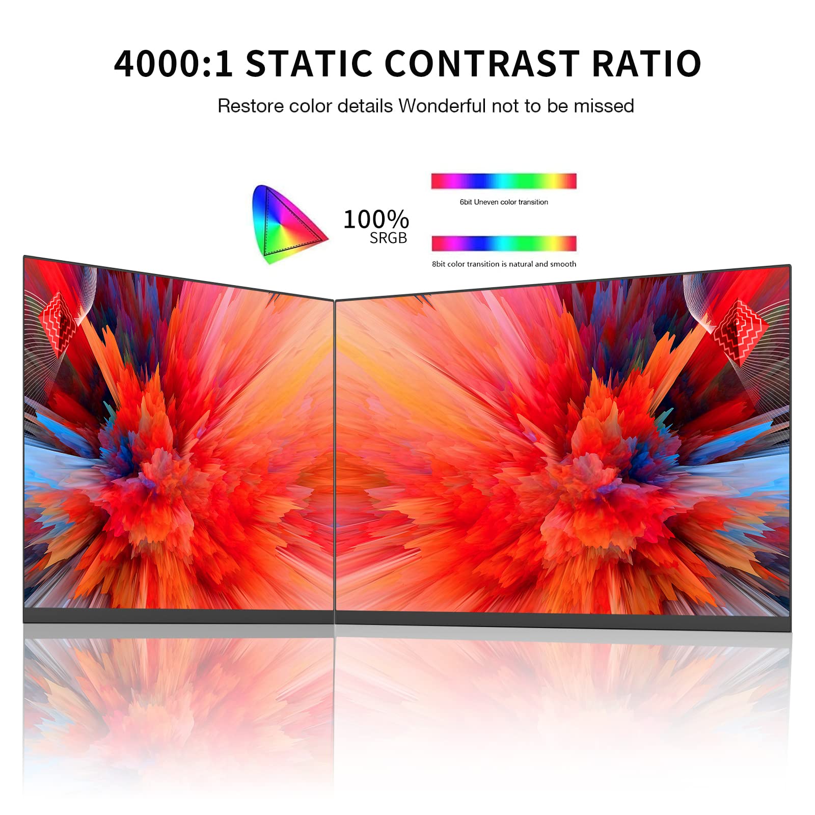 CRUA 27 Inch Gaming Monitor 144Hz/165Hz, Full HD 1080P Frameless PC Monitor, 1ms GTG Response, AMD FreeSync, 100% sRGB, Eye Care Technology, HDMI & DP Ports - Perfect for Esports, FPS Gaming & Home Office Setup