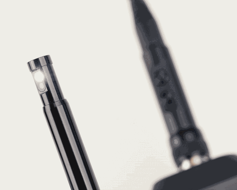 Dual Lens Rotating Flexible Inspection Camera Probe - High Resolution Endoscope for Plumbing, HVAC, Automotive & Home Repairs