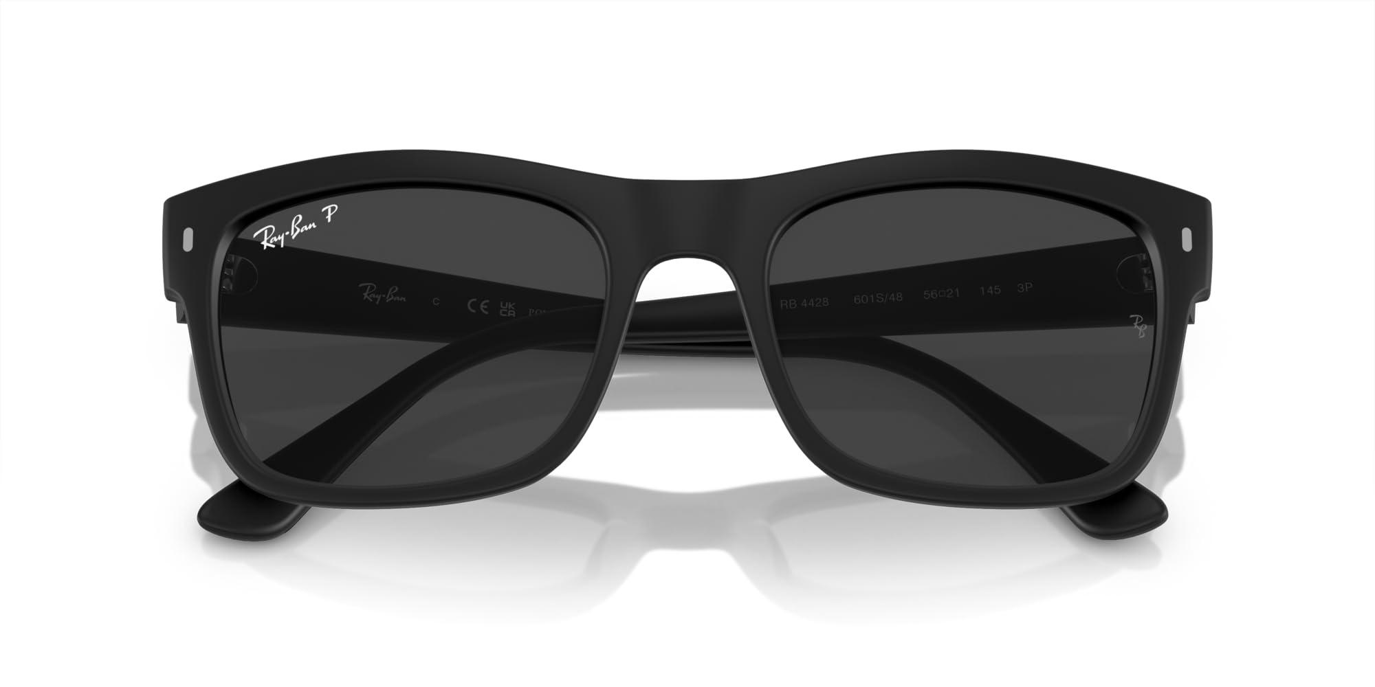 Ray-Ban RB4428 Square Sunglasses for Men & Women - Classic UV Protection Polarized Lenses - Perfect for Driving, Beach & Outdoor Activities
