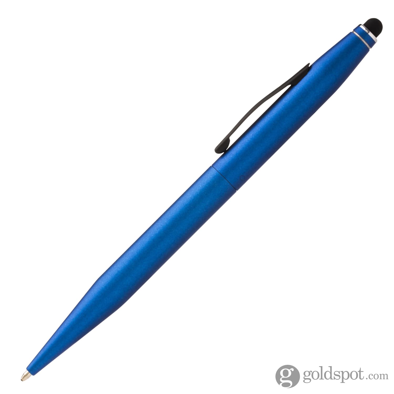 Cross Tech 2-in-1 Ballpoint Pen with Touch Screen Stylus - Metallic Blue | Perfect for Note-Taking, Digital Art & Business Meetings