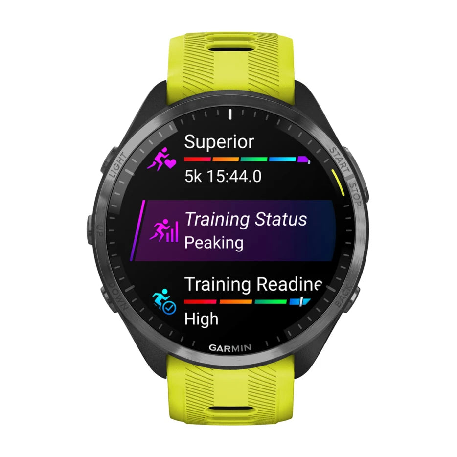 Garmin Forerunner 965 GPS Running Smartwatch with Advanced Training Metrics, Music Storage & Solar Charging - Perfect for Runners, Athletes & Outdoor Enthusiasts