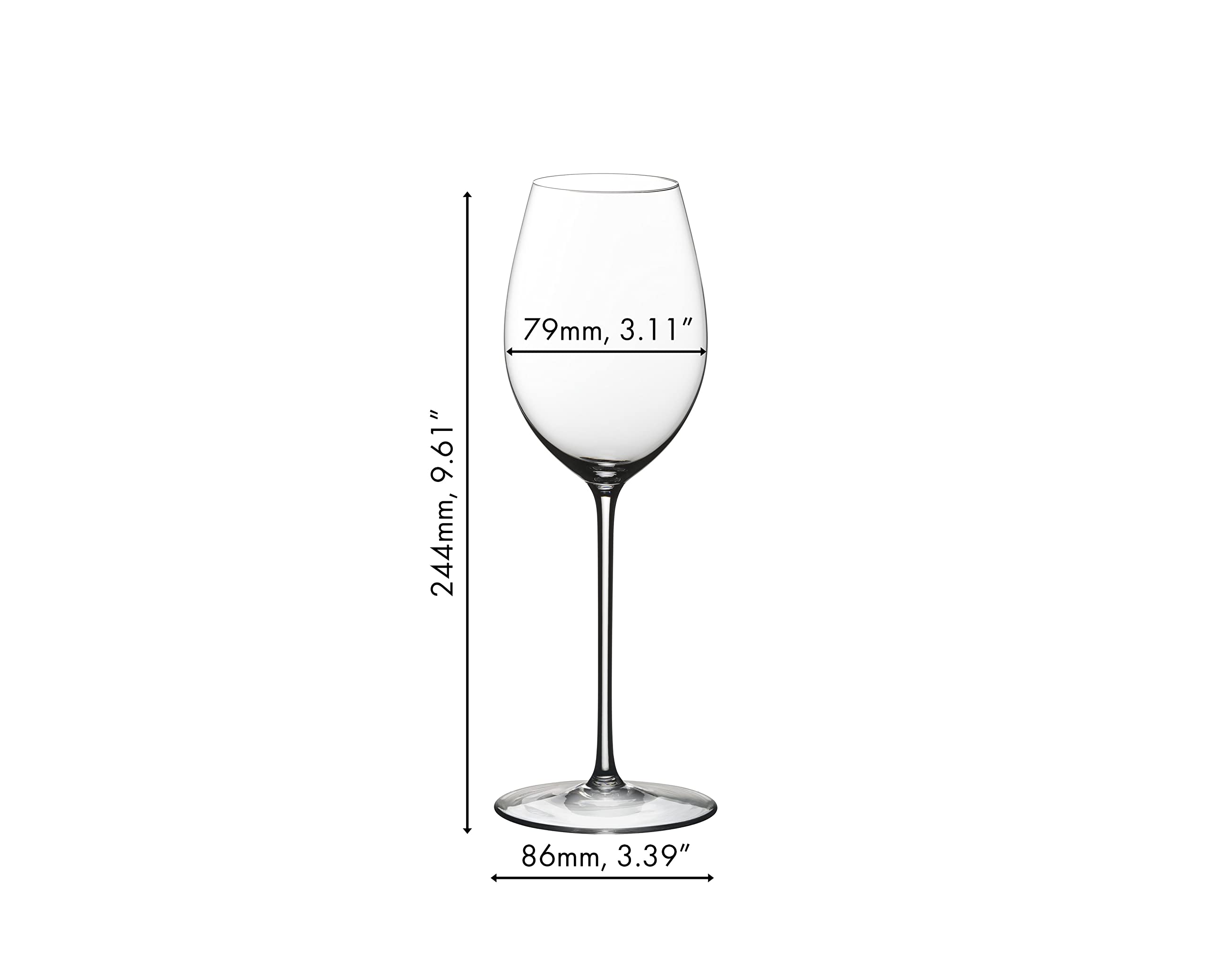 Riedel Superleggero Loire Wine Glass Set - Premium Crystal Clear Stemware for White Wines - Perfect for Chardonnay, Sauvignon Blanc & Riesling - Elegant Dining & Wine Tasting