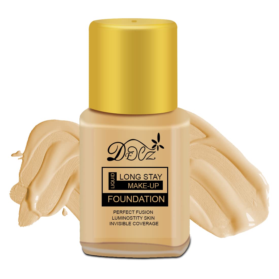 DFXZ Liquid Make-Up Foundation Flawless Semi-Matte Finish - Ivory 103 (30ml) | Oil-Free, Long-Lasting Coverage for Daily Wear & Special Occasions