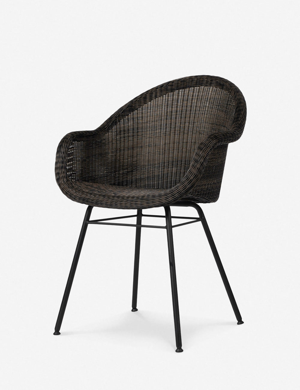 Briggs Indoor/Outdoor Dining Chair - Weather-Resistant Patio Furniture for Garden, Deck, and Restaurant Use