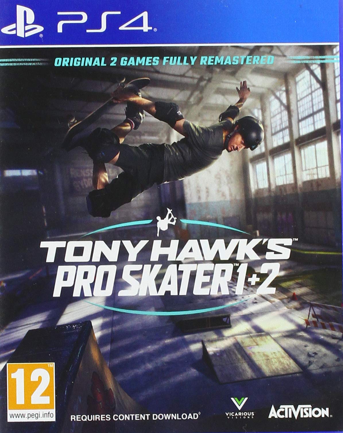 Tony Hawk's Pro Skater 1 + 2 - PlayStation 4 Game (Amazon Exclusive) | Classic Skateboarding Video Game for PS4 - Perfect for Fans of Extreme Sports and Retro Gaming
