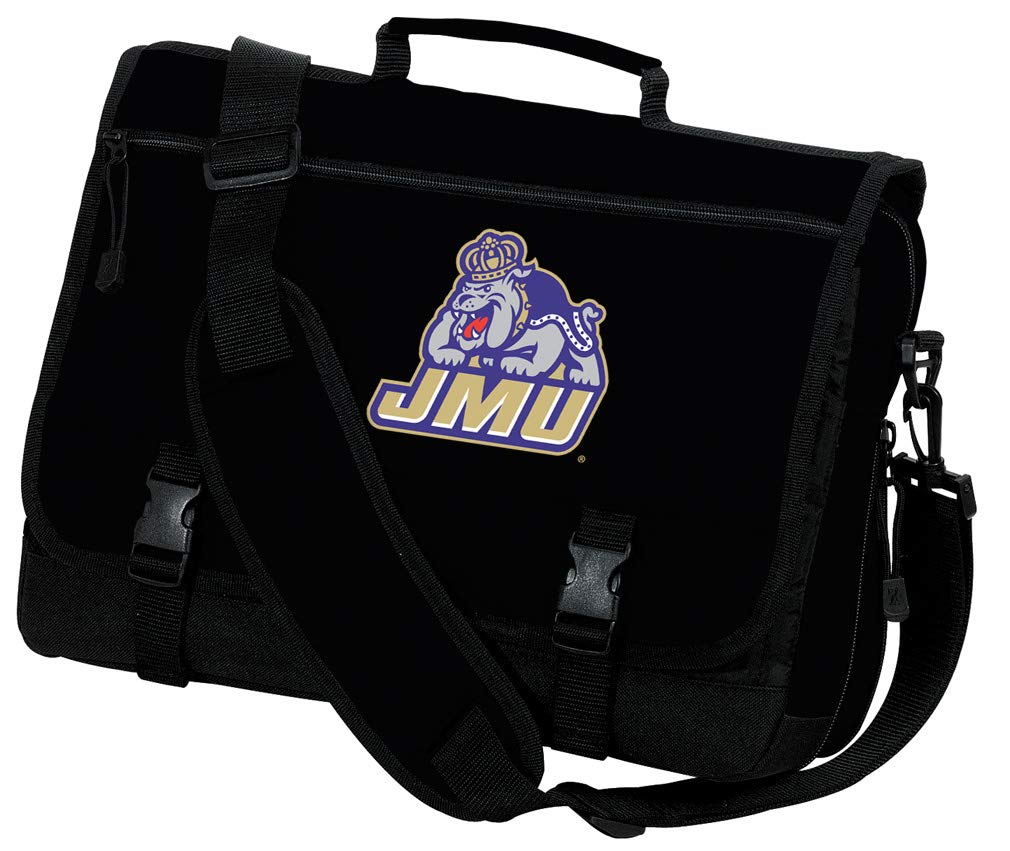 James Madison Laptop Computer Bag JMU Messenger Briefcase - Stylish & Durable for Work, School & Travel