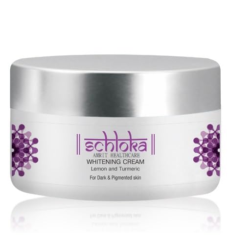 Schlooka Brightening Face Cream with Lemon & Turmeric for Dark Spots & Even Skin Tone - 50ml - Natural Glow Booster for Day & Night Skincare Routine