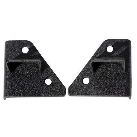 Tuff Stuff Heavy-Duty Windshield Light Mounting Brackets - 2 Pack Steel Black Brackets for Off-Road LED Light Bars & Spotlights | Perfect for Jeep, Truck & ATV Night Driving