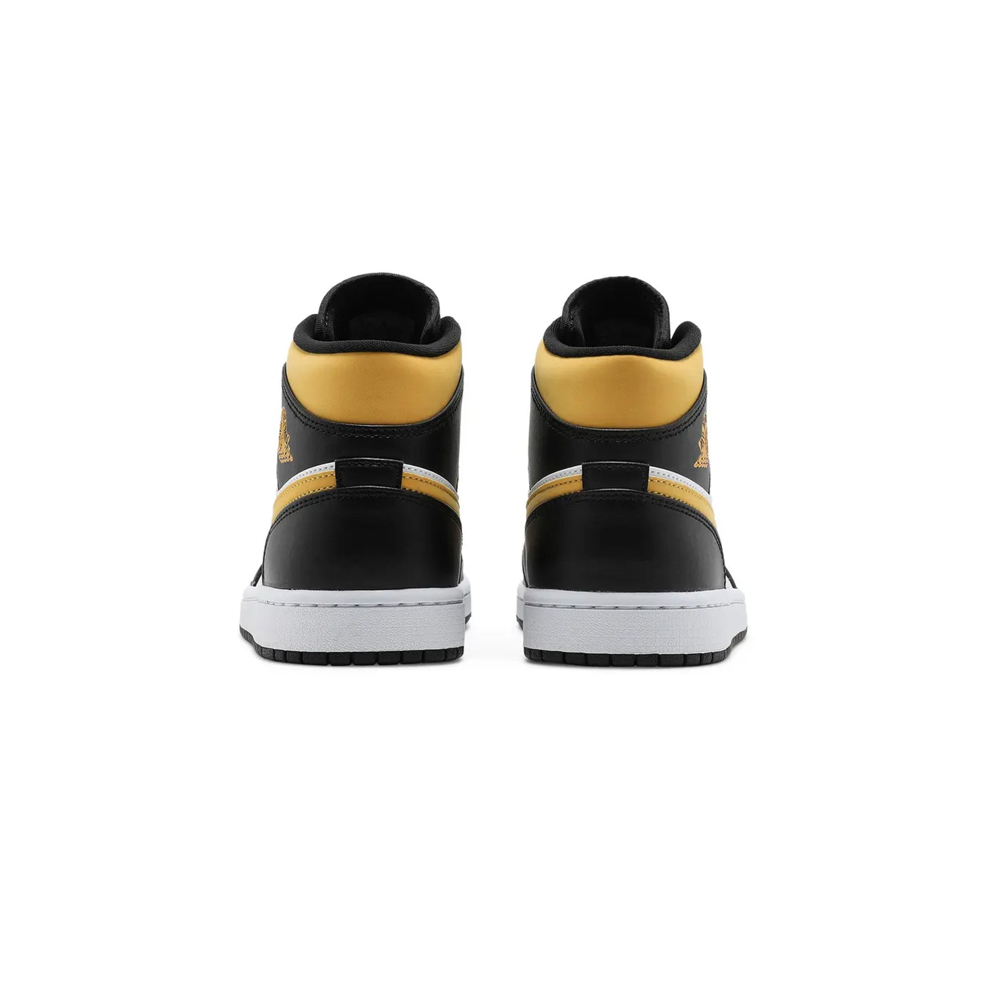 Air Jordan 1 Mid 'White Pollen Black' Men's Basketball Shoes - Stylish Sneakers for Casual Wear, Street Fashion & Sports Performance