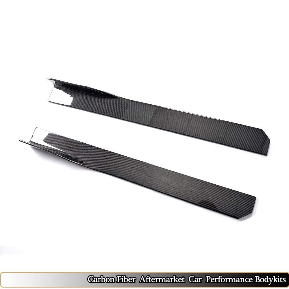 Universal Carbon Fiber Door Side Skirts for Audi A1 A3 A4 S4 A5 S5 A6 S6 A7 S7 TT TTRS R8 Q3 Q5 Q7 - 45.28