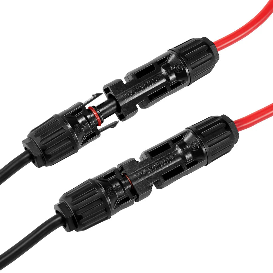 Rich Solar 10AWG Solar Connector to SAE Adapter - High Efficiency Solar Panel Cable Connector for RV, Boat & Off-Grid Power Systems | Weatherproof & Durable Solar Energy Connection Solution
