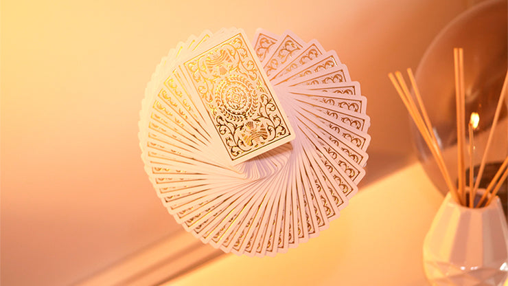 Regalia White Playing Cards by Shin Lim – Premium Magic Trick & Cardistry Deck for Performers & Collectors – Perfect for Close-up Magic, Card Flourishes, and Gifts