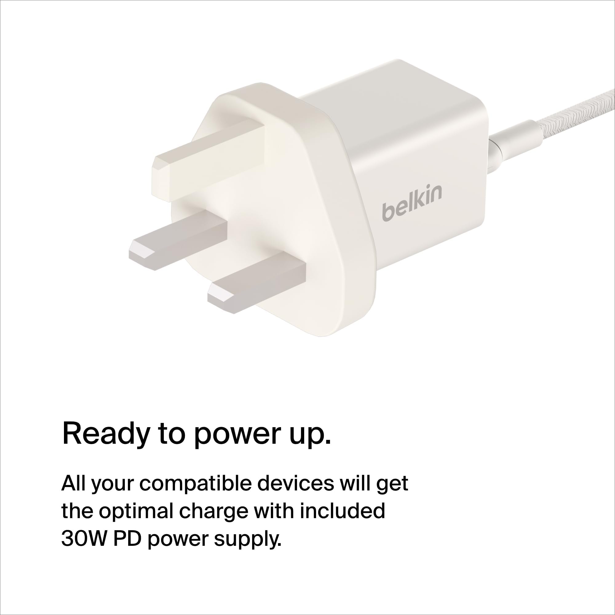 Belkin BoostCharge Pro 2-in-1 MagSafe Wireless Charging Dock - 15W Fast Charger for iPhone 16/15/14/13/12 Series | Compatible with AirPods & MagSafe Devices | Perfect for Nightstand, Office Desk & Travel Charging
