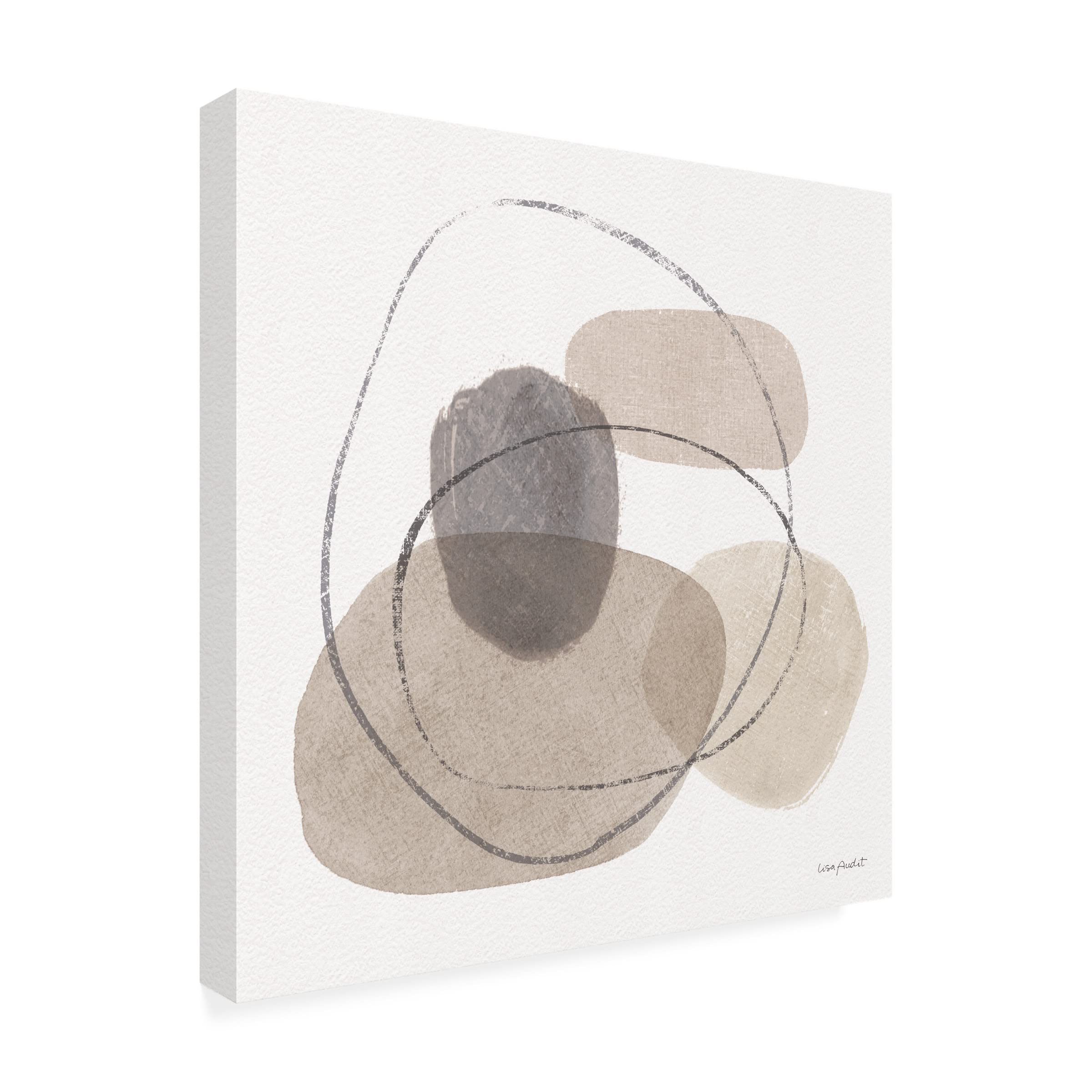 Lisa Audit 'Think Neutral 07' Abstract Canvas Wall Art - Modern Home Decor for Living Room, Bedroom & Office