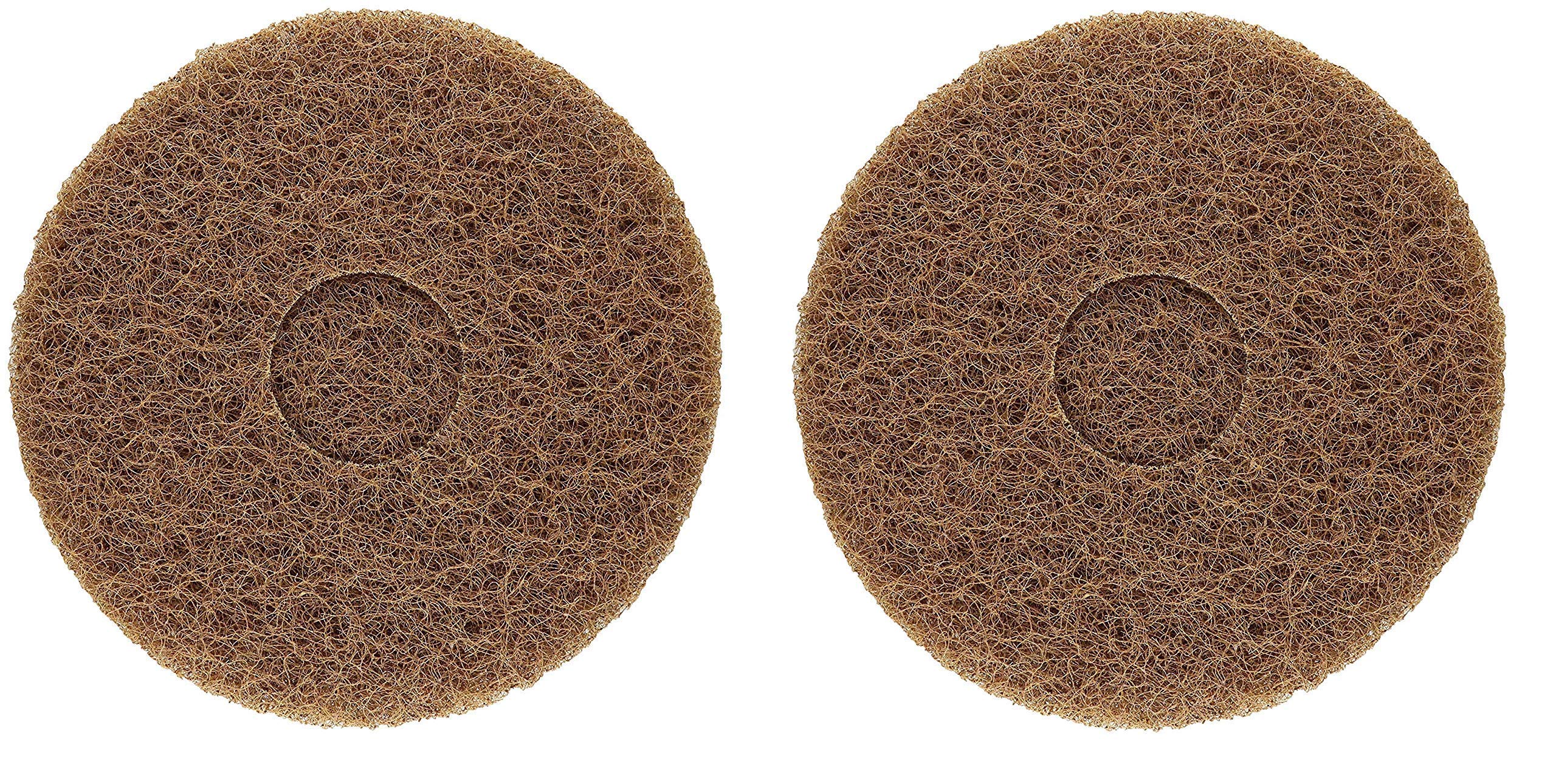 Oreck Vacuum Scrub Pads (2-Pack) - Replacement for Orbiter Brown - Home Cleaning