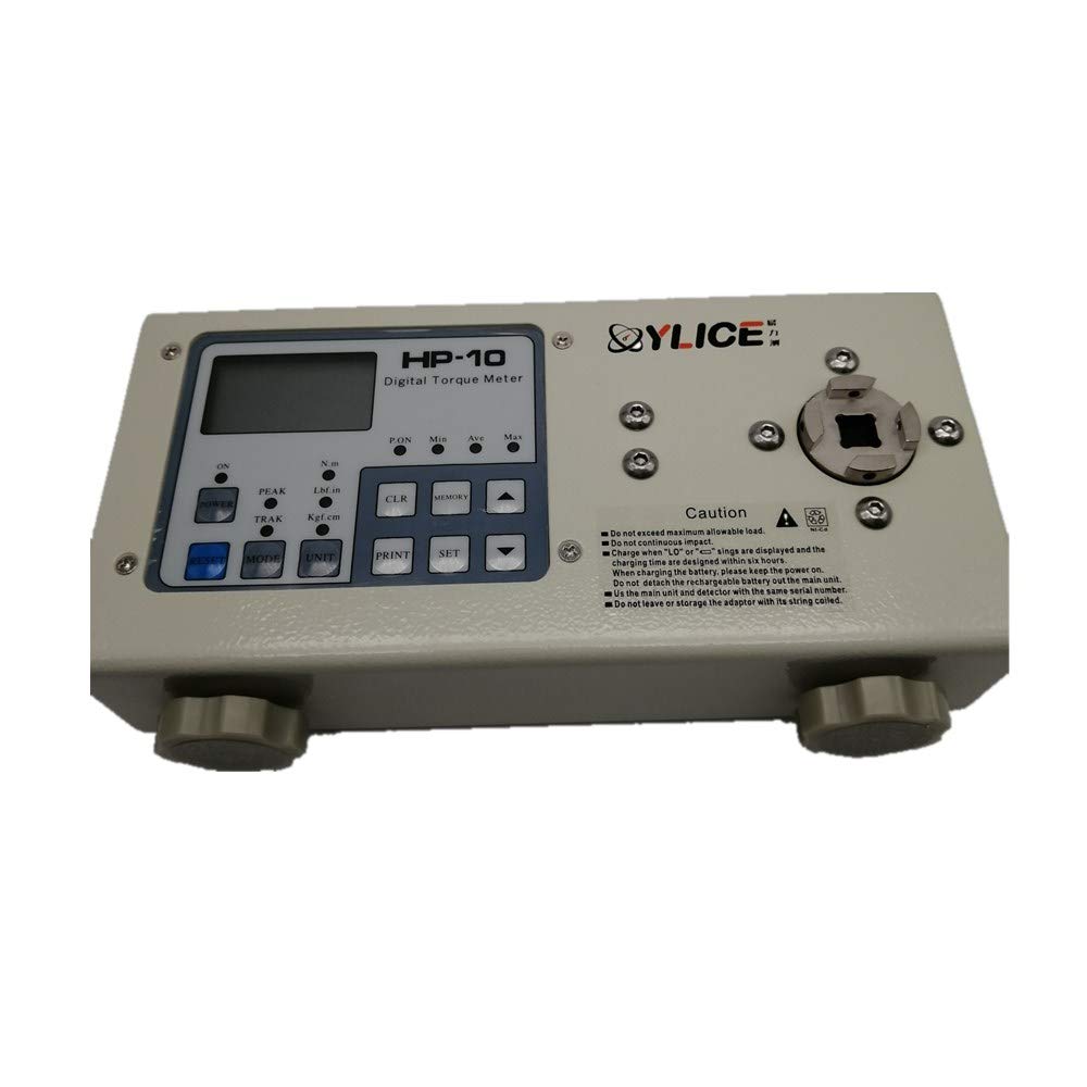Digital Electric Torque Meter Tester HP-10 - Precision Torque Wrench for Screwdrivers (0.15-10.00 Kgf.Cm / 0.15-1.0000 Lbf.in / 0.015-1.000 Nm) - Ideal for Electronics Repair, Automotive Maintenance & Industrial Assembly