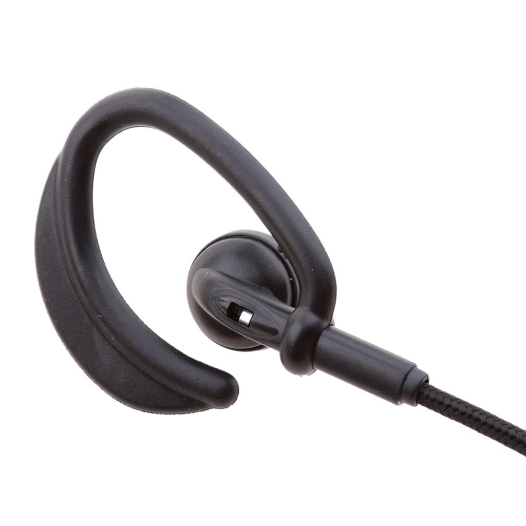 CALANDIS® 3.5mm Earpiece Headset with Noise-Canceling Microphone for Yaesu Vertex FT-50 VX-1 VX-110 Walkie Talkie - Perfect for Outdoor Adventures, Security Work & Emergency Communication