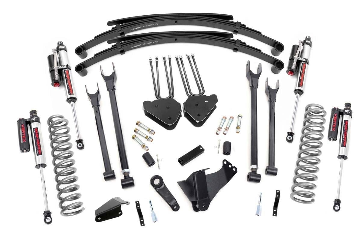 8 Inch Lift Kit with 4 Link & RR Springs for Ford F-250/F-350 Super Duty (2005-2007) - Vertex 59050 | Off-Road Suspension Upgrade for Enhanced Performance & Towing