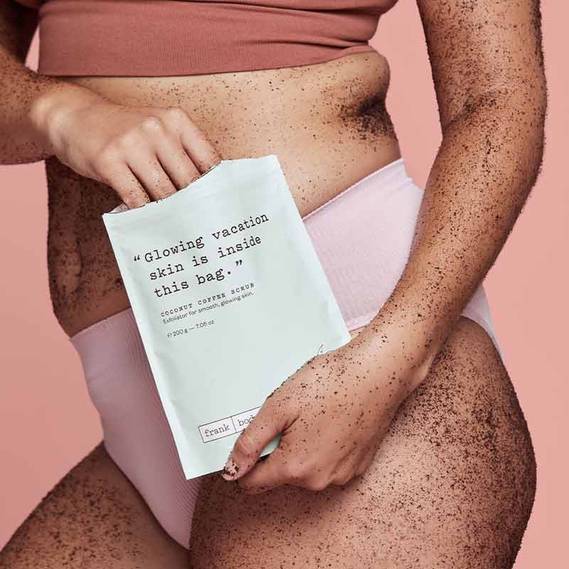 Frank Body Coconut Coffee Scrub - Exfoliating Body Scrub with Natural Ingredients for Smooth Skin | Perfect for Post-Workout, Dry Skin & Pre-Self Care Routine