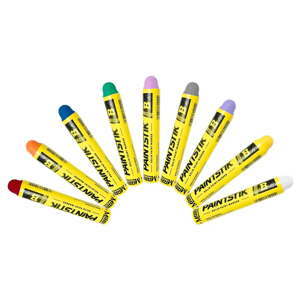 AA Round Tire Marking Crayons - 12 Pack, High Visibility Chalk for Tire Marking & Auto Repair | Perfect for Mechanics, DIY Car Maintenance & Racing Events