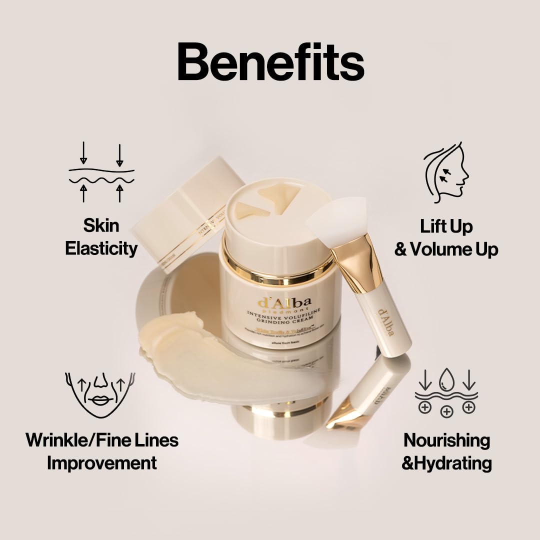 Italian White Truffle Cream 50,000ppm Volufiline - Anti-Aging & Nourishing for Korean Skincare Routine
