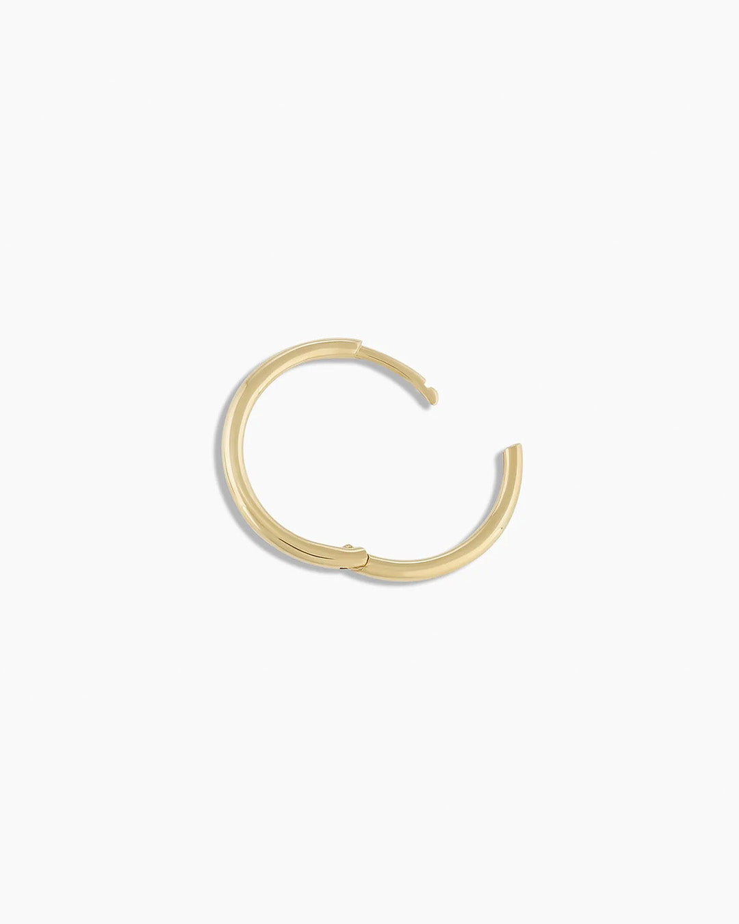 14K Gold Classic Single Huggie Earrings - Dainty Minimalist Hoops for Everyday Wear | Perfect for Work, Date Night & Casual Outfits