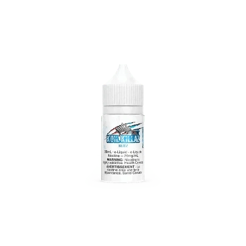 Blitz Nic Salts Polar Edition - Koil Killaz Salt 30mL E-Liquid for Vape Pens | Refreshing Menthol Flavor | Perfect for Cold Weather & All-Day Vaping