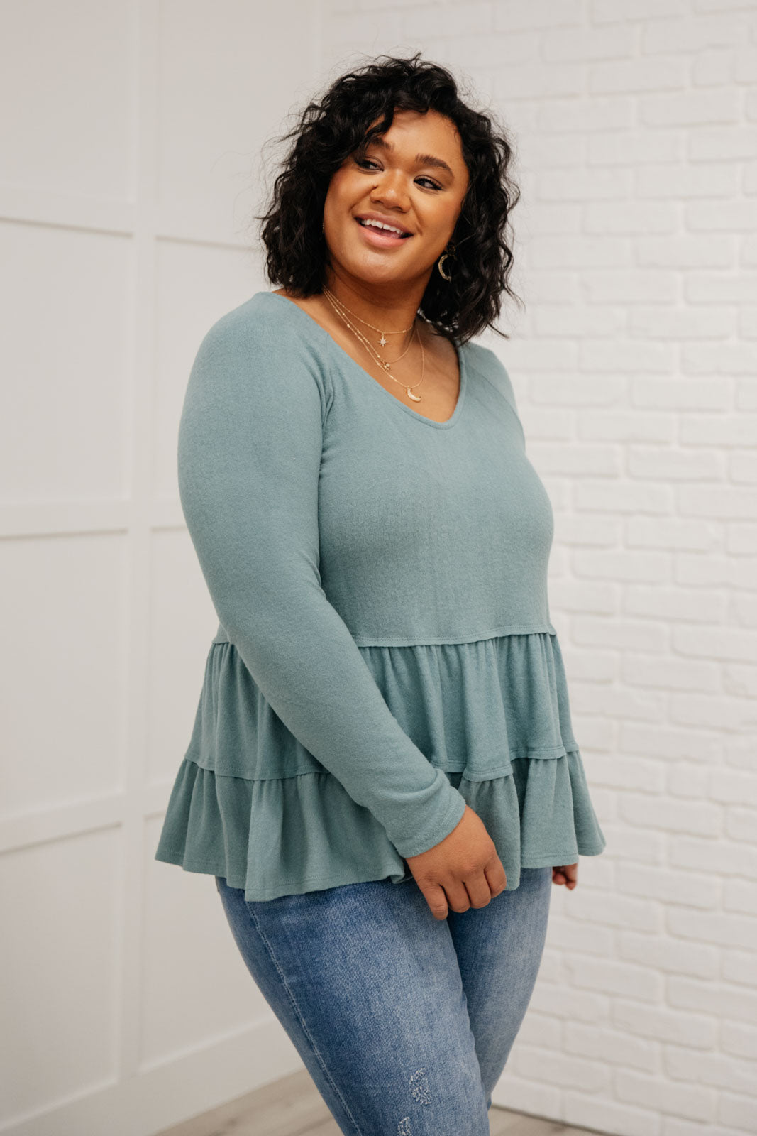 Stylish Women's Tiered Blouse - Flowy Layered Tunic Top for Casual & Office Wear | Perfect for Summer Outfits & Everyday Fashion