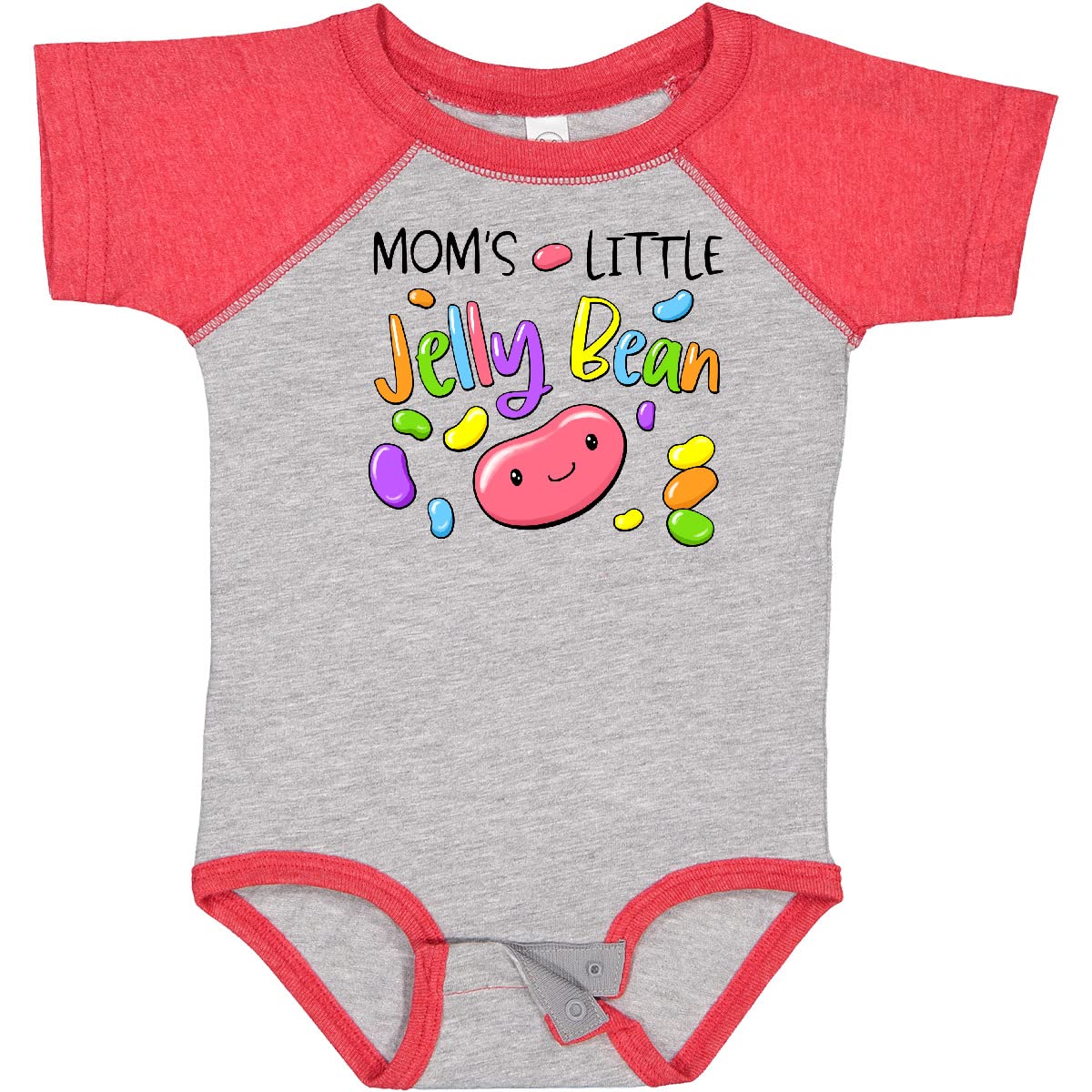 Inktastic Mom's Little Jellybean Cute Easter Baby Bodysuit - Adorable Infant Outfit for Easter Photos, Holiday Celebrations & Family Gatherings