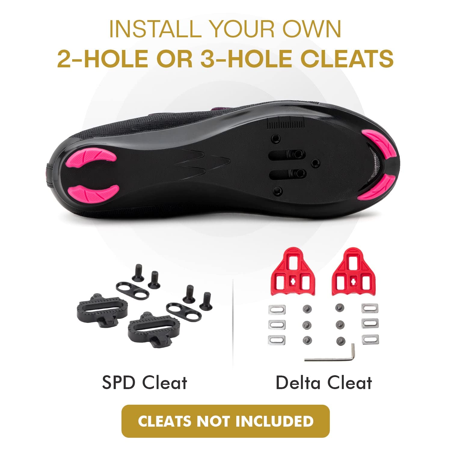 Tommaso Pista Women's Cycling Shoes - Peloton & Indoor Spin Bike Shoes - SPD & Delta Cleat Compatible - Comfortable & Lightweight for Indoor Cycling, Spinning Classes & Peloton Workouts