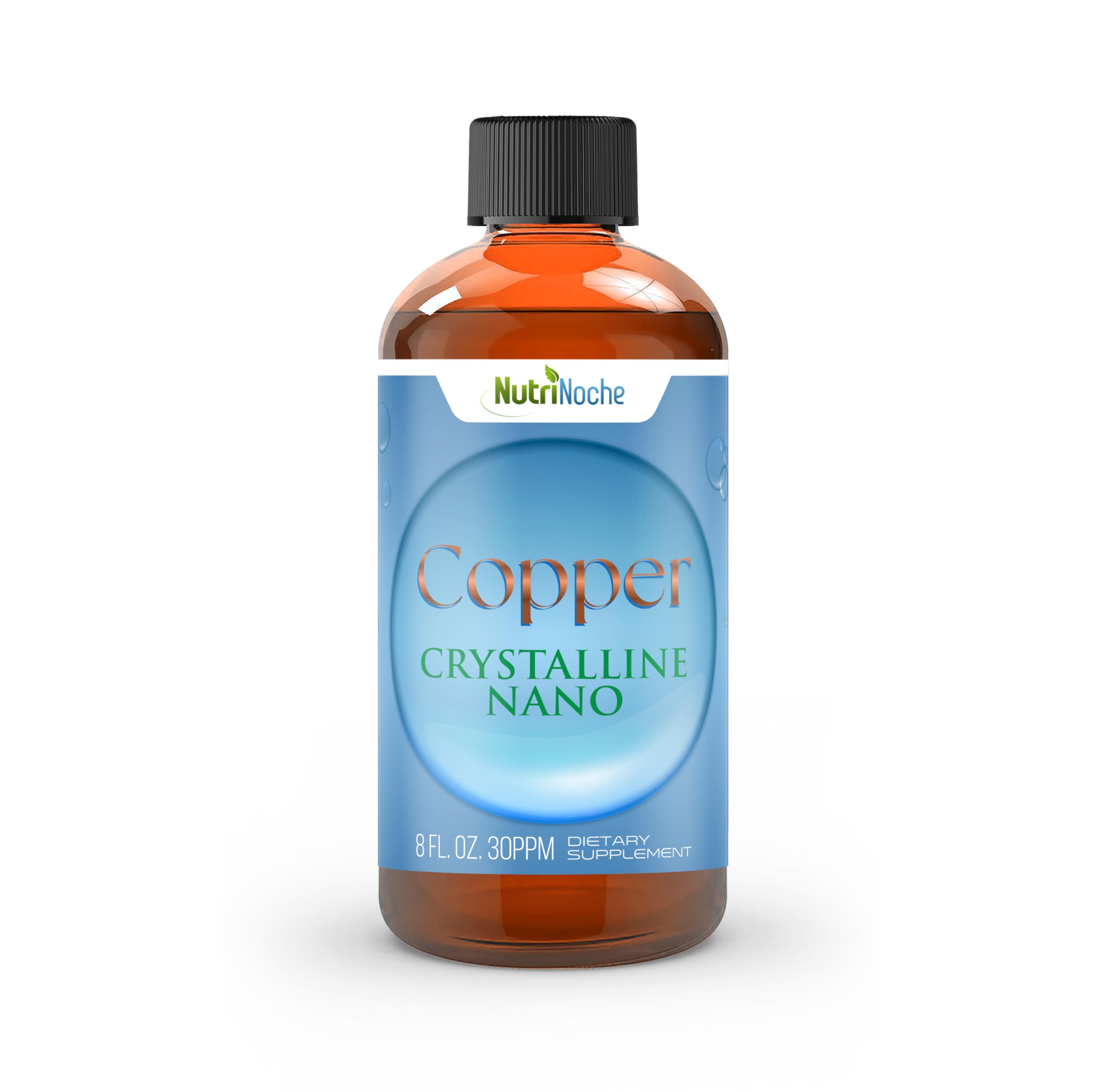 NutriNoche Collagen Copper Supplement | 99.99% Ultra Pure Crystalline Nano Copper Particles for Skin Health, Joint Support & Immune Boost | Perfect for Daily Wellness & Anti-Aging Routine