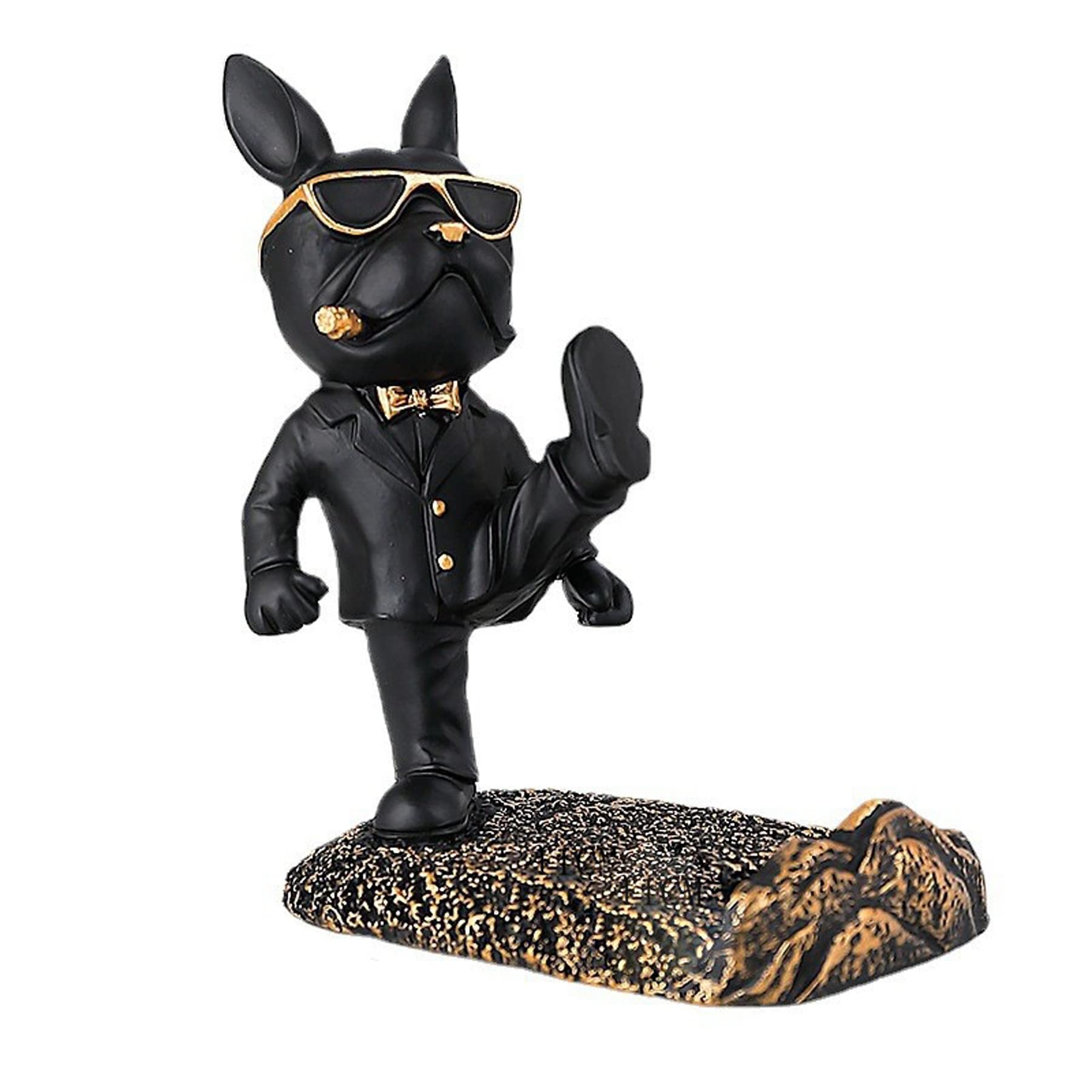 Funny Bulldog Phone Stand - Cute Animal Cell Phone Holder for Desk, Home & Office - Perfect Gift for Dog Lovers & Workspace Organization