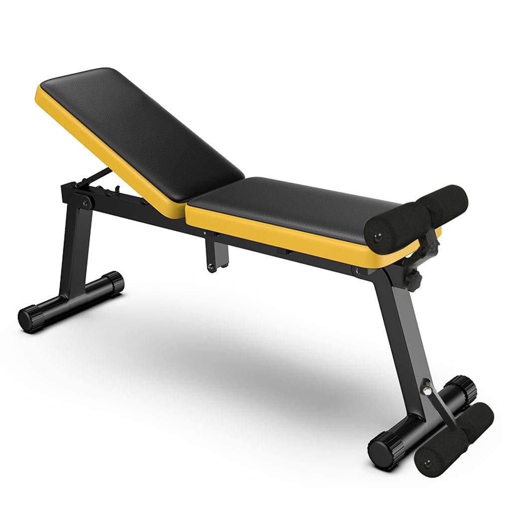 Adjustable Dumbbell Bench Press Folding Chair - 60x33x4cm Portable Home Gym Equipment for Strength Training & Flat Press Workouts | Perfect for Small Spaces & Home Fitness