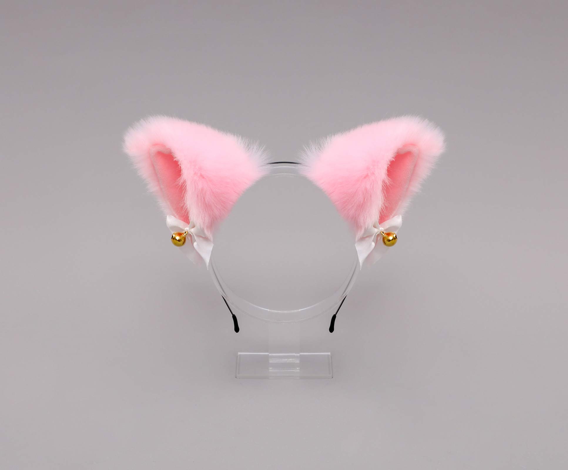 Fxaelian Animal Fox Cat Dog Ears Headband - Cute Fluffy Cosplay Costume Accessories for Halloween, Party, Anime Conventions & Dress Up Play