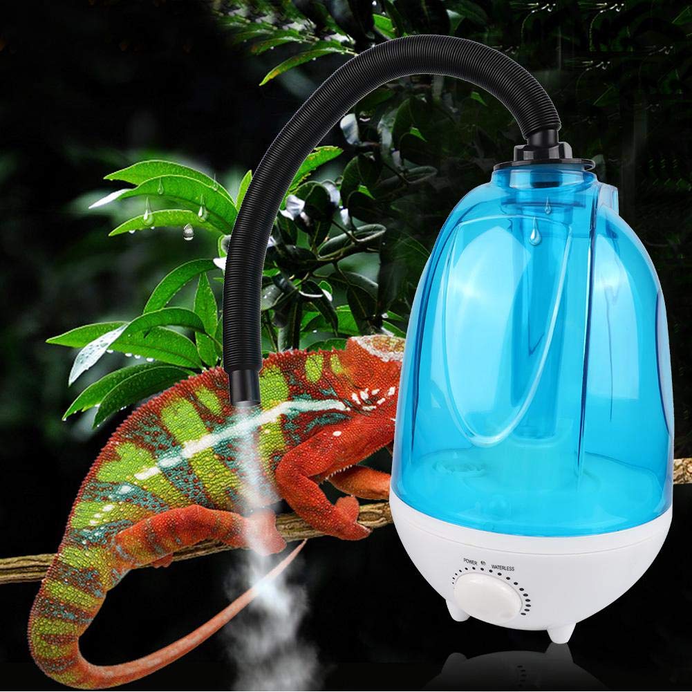 4L Reptile Humidifier with Extension Hose - Terrarium Fogger for Lizards, Snakes & Amphibians | Ideal for Vivariums, Water Features & Indoor Ponds | US Certified Pet Habitat Mister