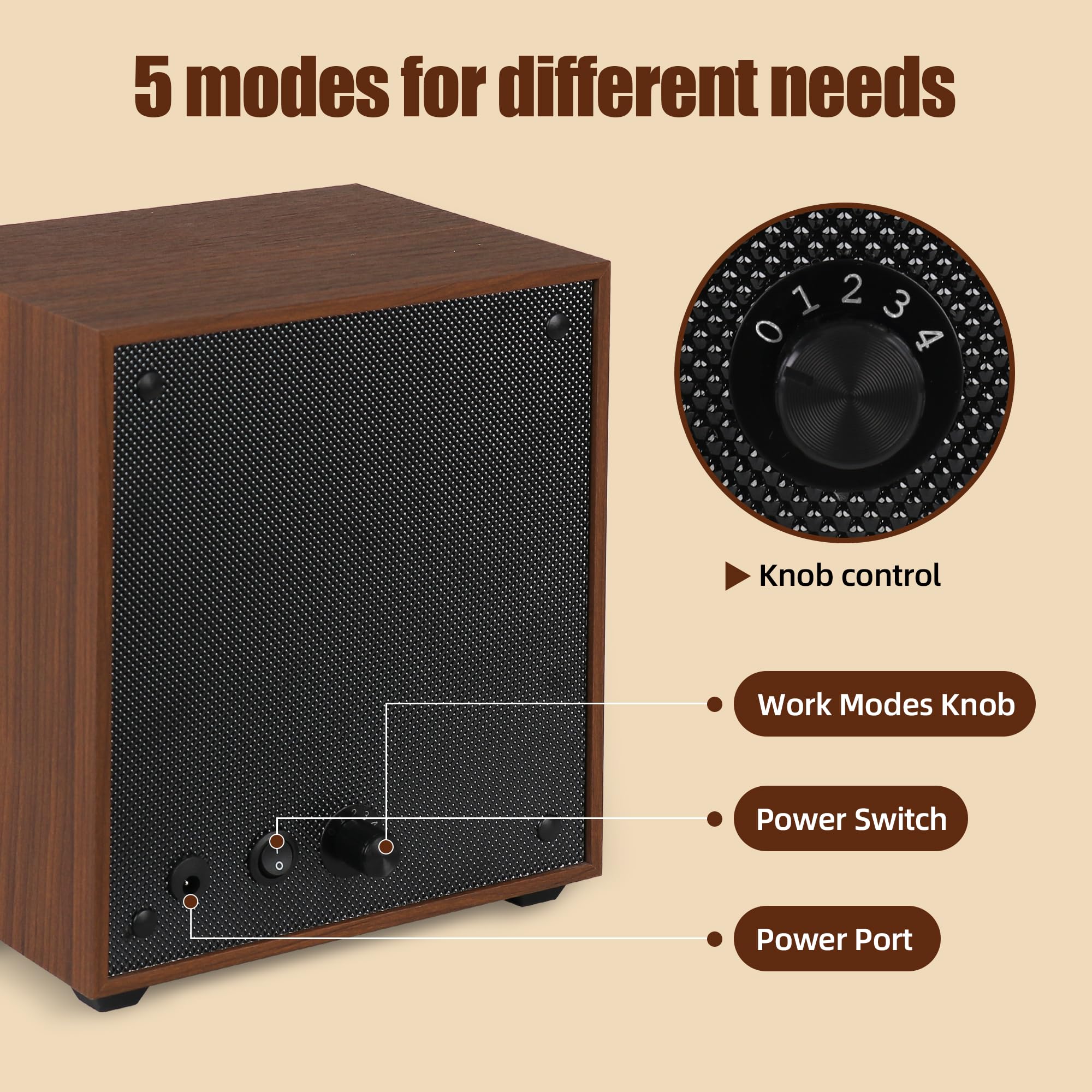 Premium Wooden Automatic Watch Winder with Super Quiet Japanese Motor - 4 Rotation Modes, Blue LED Light & Memory Foam Pillows for Men & Women | Perfect for Automatic Watch Storage, Display & Maintenance at Home or Office
