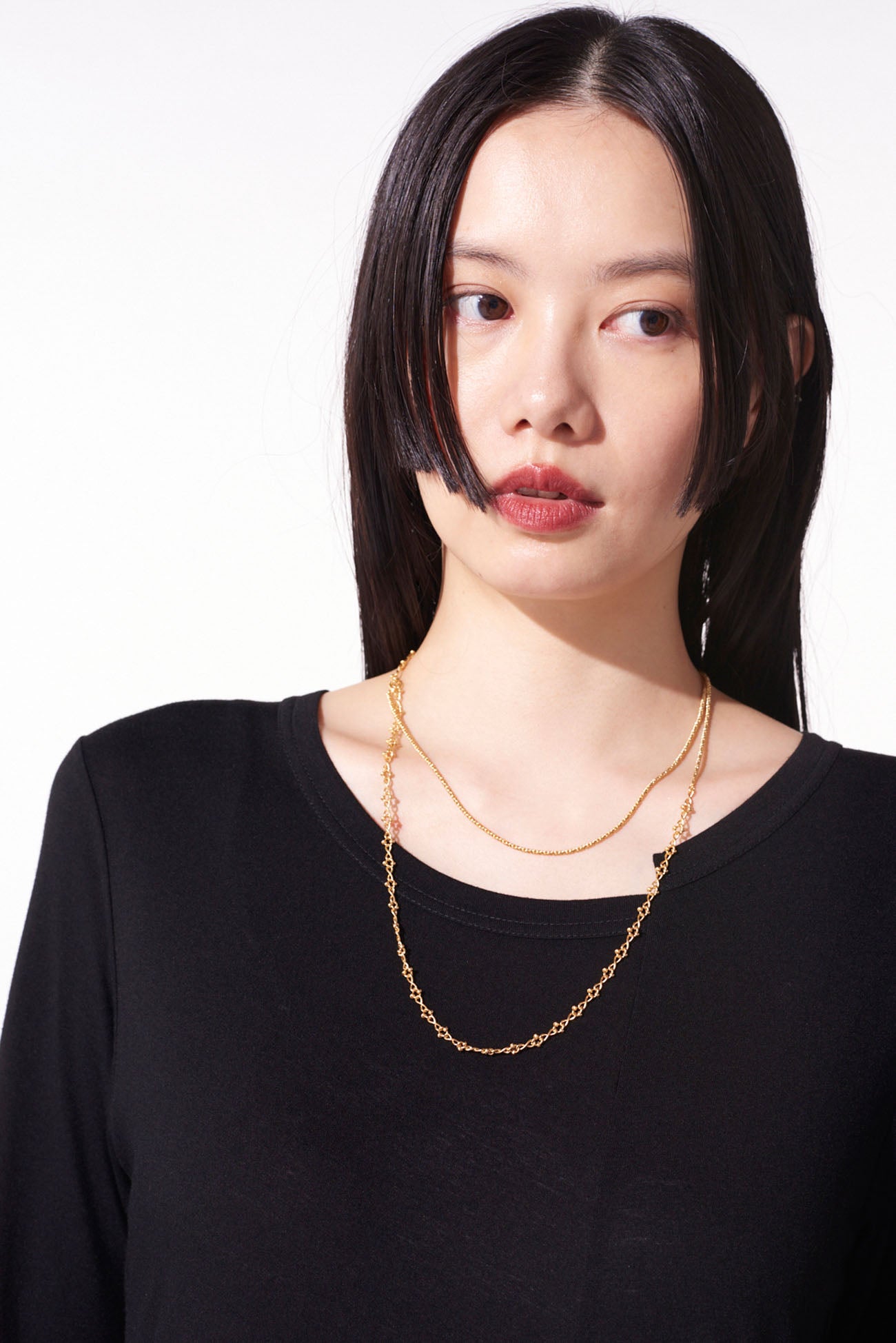 Vintage Brass Combination Chain Necklace for Women - Dainty Layered Gold Tone Jewelry for Everyday Wear, Gift Giving & Special Occasions