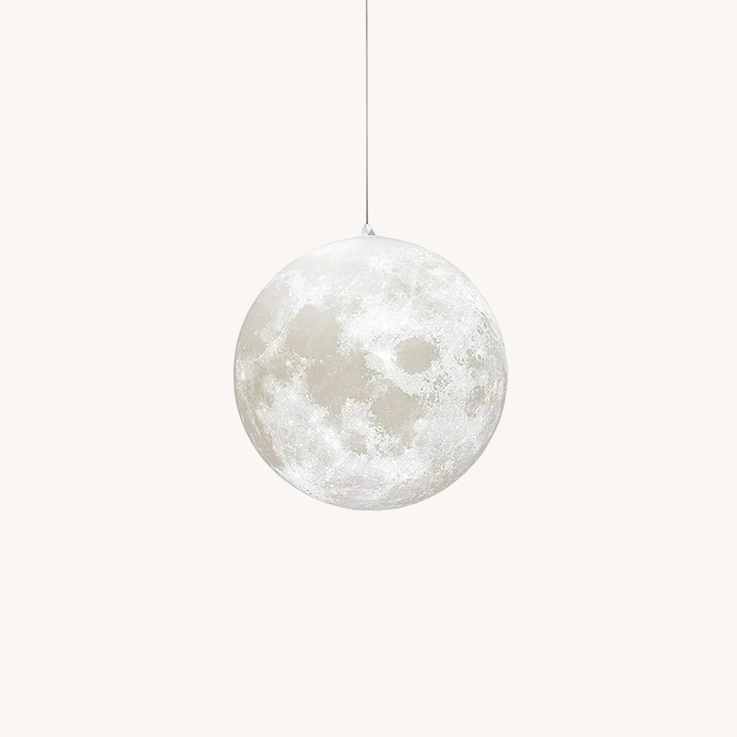 Moon Pendant Lamp - Modern LED Hanging Light Fixture for Bedroom, Living Room, Dining Room & Kitchen | Dimmable Ceiling Light with Remote Control | Perfect for Home Decor and Ambient Lighting