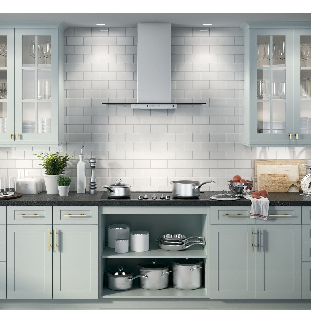 GE Stainless Steel 90cm Wall-Mounted Range Hood - Powerful Ventilation for Kitchen, Perfect for Modern Home Cooking & Smoke Removal