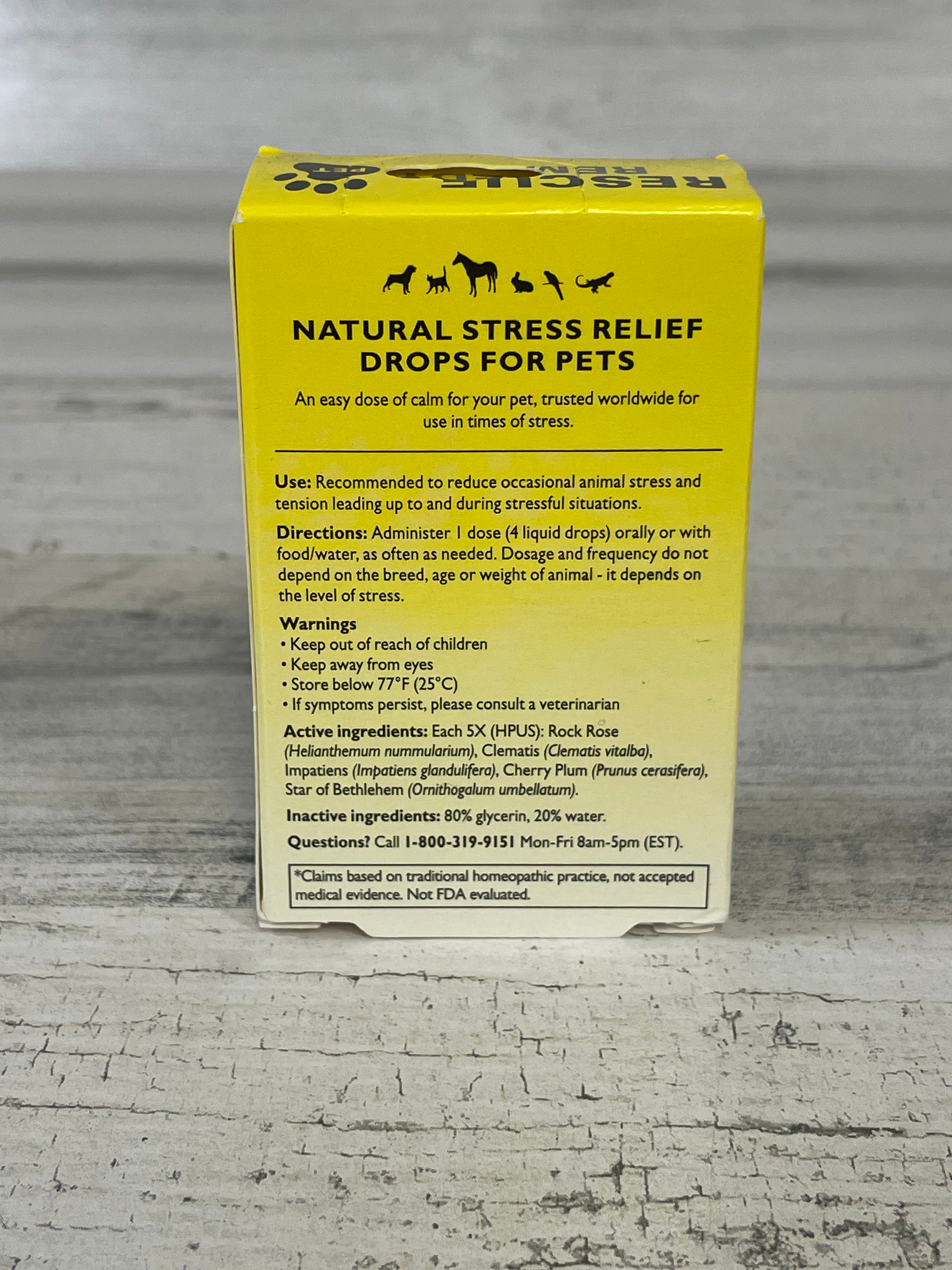 Nelson's Rescue Remedy Natural Stress Relief Drops - Calming Anxiety & Sleep Aid for Adults & Kids - Home, Work & Travel Use