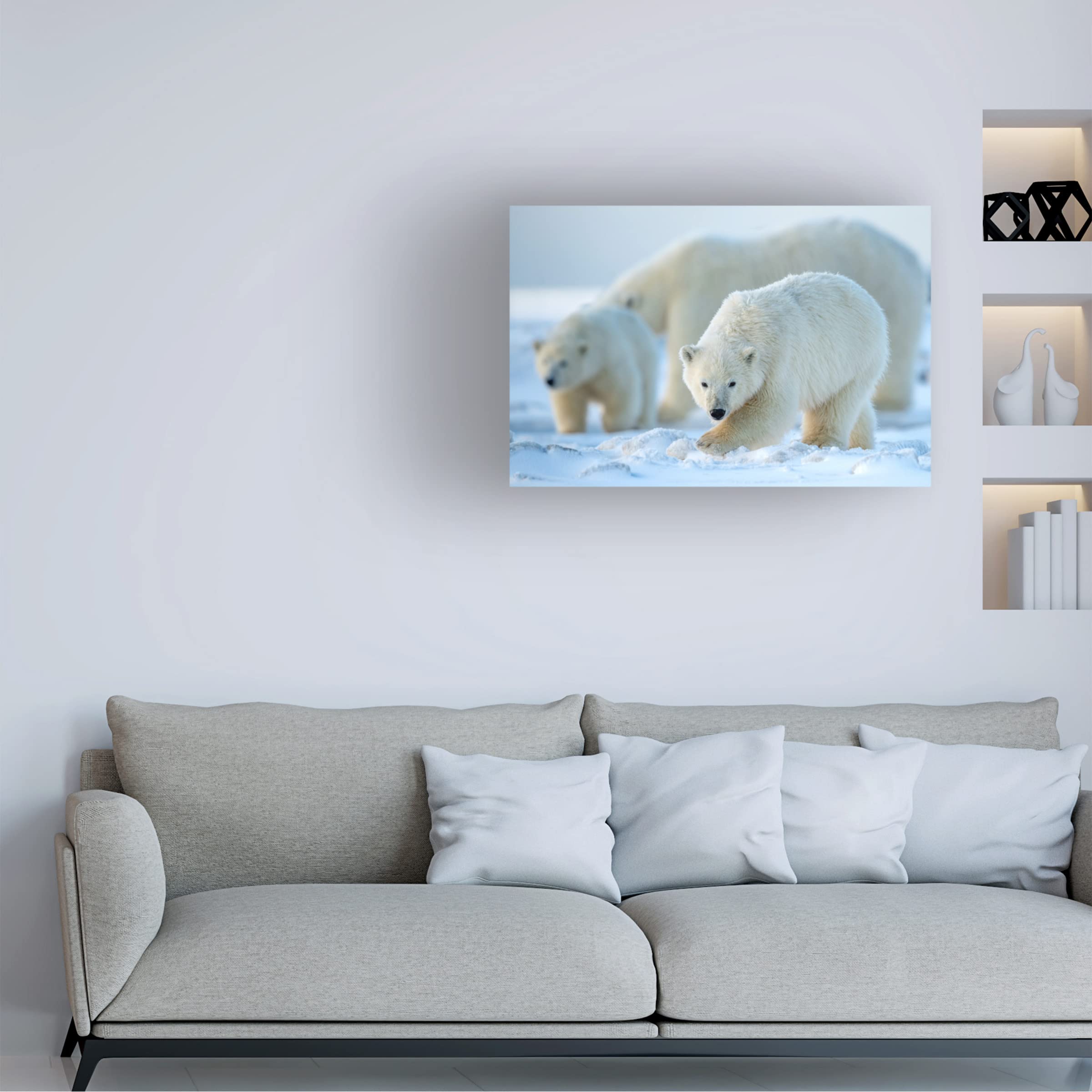 Trademark Fine Art 'Gaze' Canvas Wall Art by Hung Tsui - Stunning Abstract Painting for Living Room, Bedroom & Office Decor