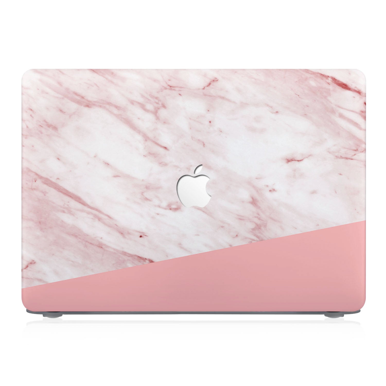 Premium Pink Marble MacBook Case - Slim Protective Cover for MacBook Air/Pro - Perfect for Work, Travel & School Accessories