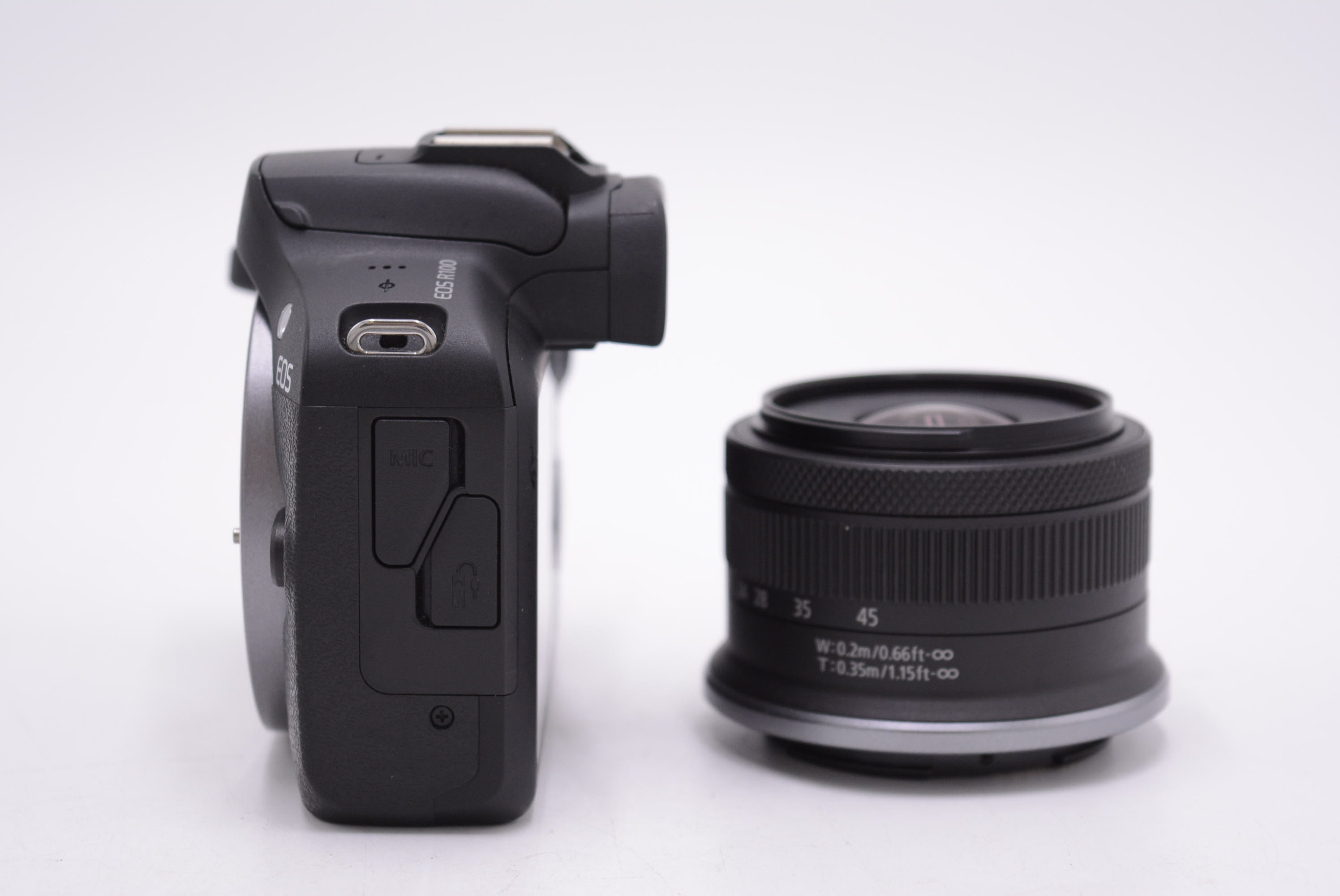 Canon EOS R100 Mirrorless Camera with RF-S 18-45mm Lens (Used) - Perfect for Travel, Vlogging & Photography Enthusiasts