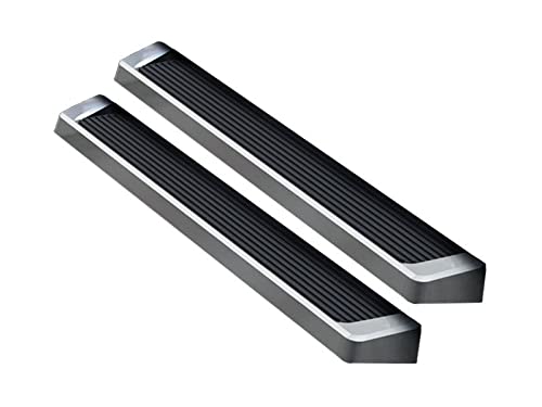 Polished Aluminum Running Boards for 2018-2021 Jeep Wrangler JL 4Dr - Auto Parts Specialist - Perfect for Off-Roading & Daily Driving