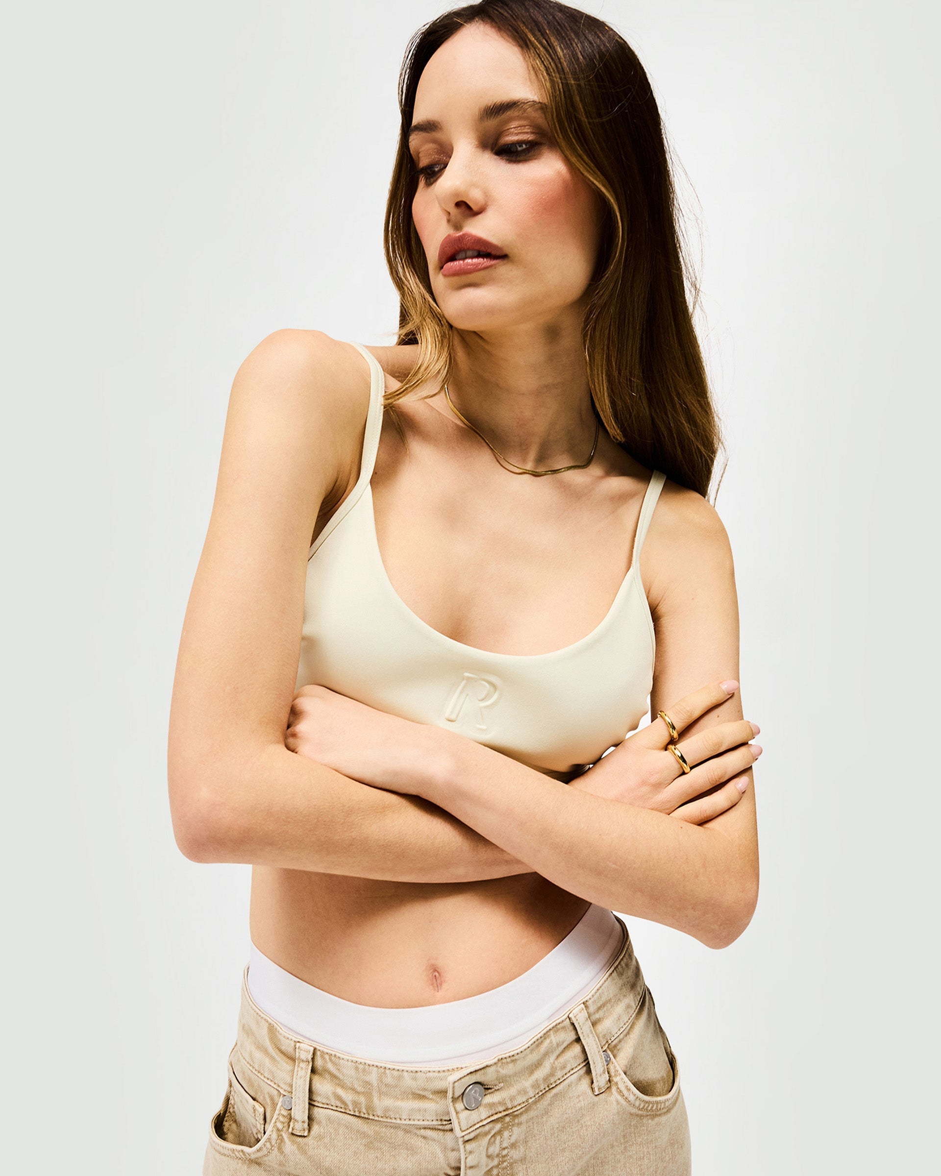 Control Bralette - Wireless Comfort Bra in Warm White | Perfect for Yoga, Lounge & Everyday Wear