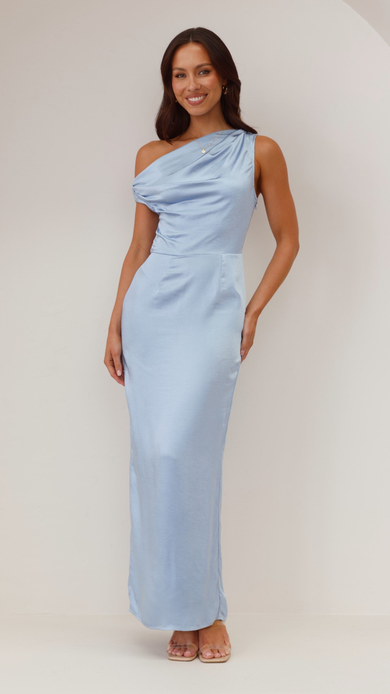 Harlowe Maxi Dress for Women - Flowy Long Summer Dress in Blue | Beach, Vacation, Party & Casual Wear