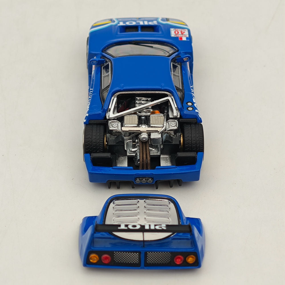 1/64 Scale SH Ferrari F40 LM #40 Racing Sports Car Model - Legend Series with Opening Tail Gate | Diecast Collectible for Display & Racing Enthusiasts