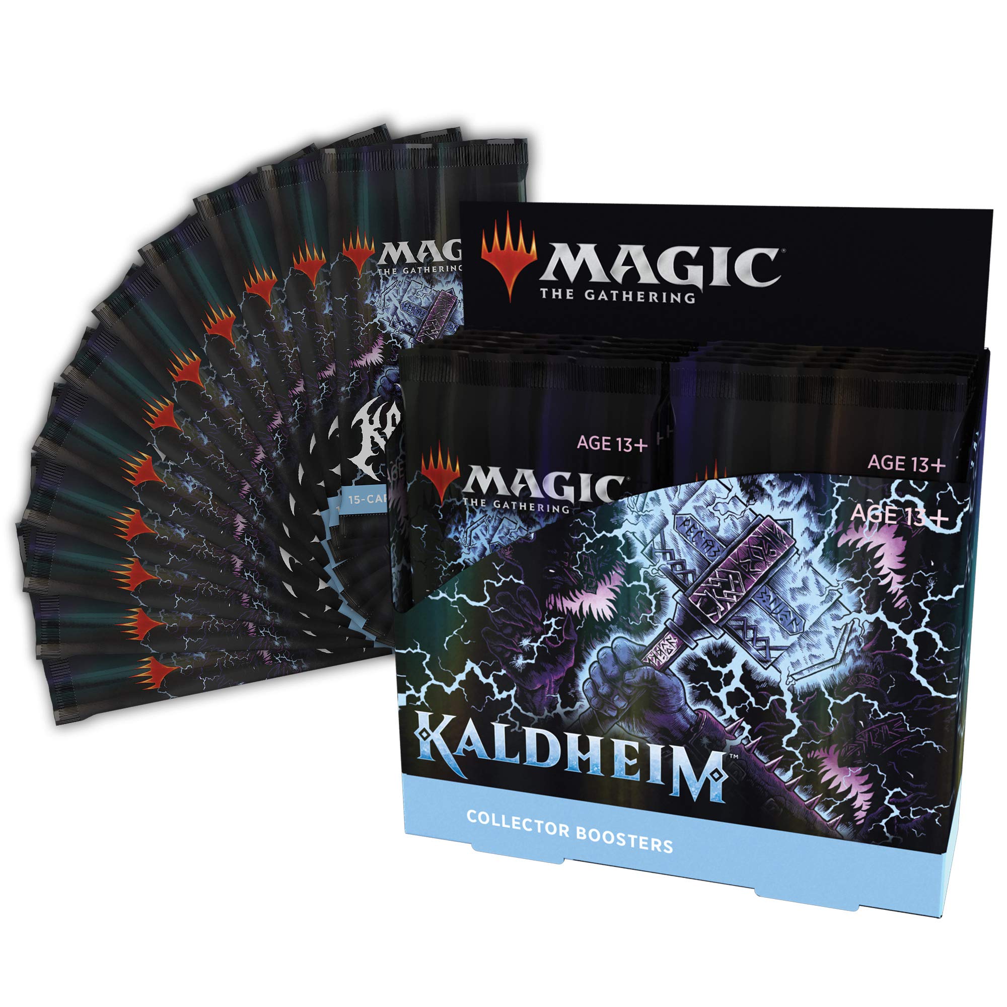 Magic: The Gathering Kaldheim Collector Booster Box - 12 Packs (180 Cards) | MTG Fantasy Card Game for Collectors & Players | Perfect for Tournaments, Game Nights & Gifts