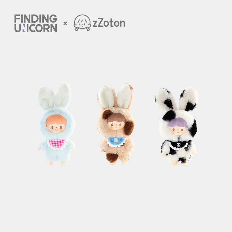 Finding Unicorn zZoton Delicious Bunny Series Blind Box - Cute Collectible Vinyl Figures for Anime Lovers, Perfect for Home Decor, Office Display & Gift Giving