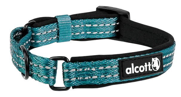 Alcott Martingale Dog Collar - Adjustable No-Slip Training Collar for Small & Medium Dogs - Perfect for Walking, Training & Outdoor Adventures
